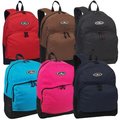 Everest Trading Everest 1045A-BK 17 in. Classic Backpack with Front Organizer 1045A-BK